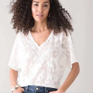 White House Black Market Butterfly Dolman Tee